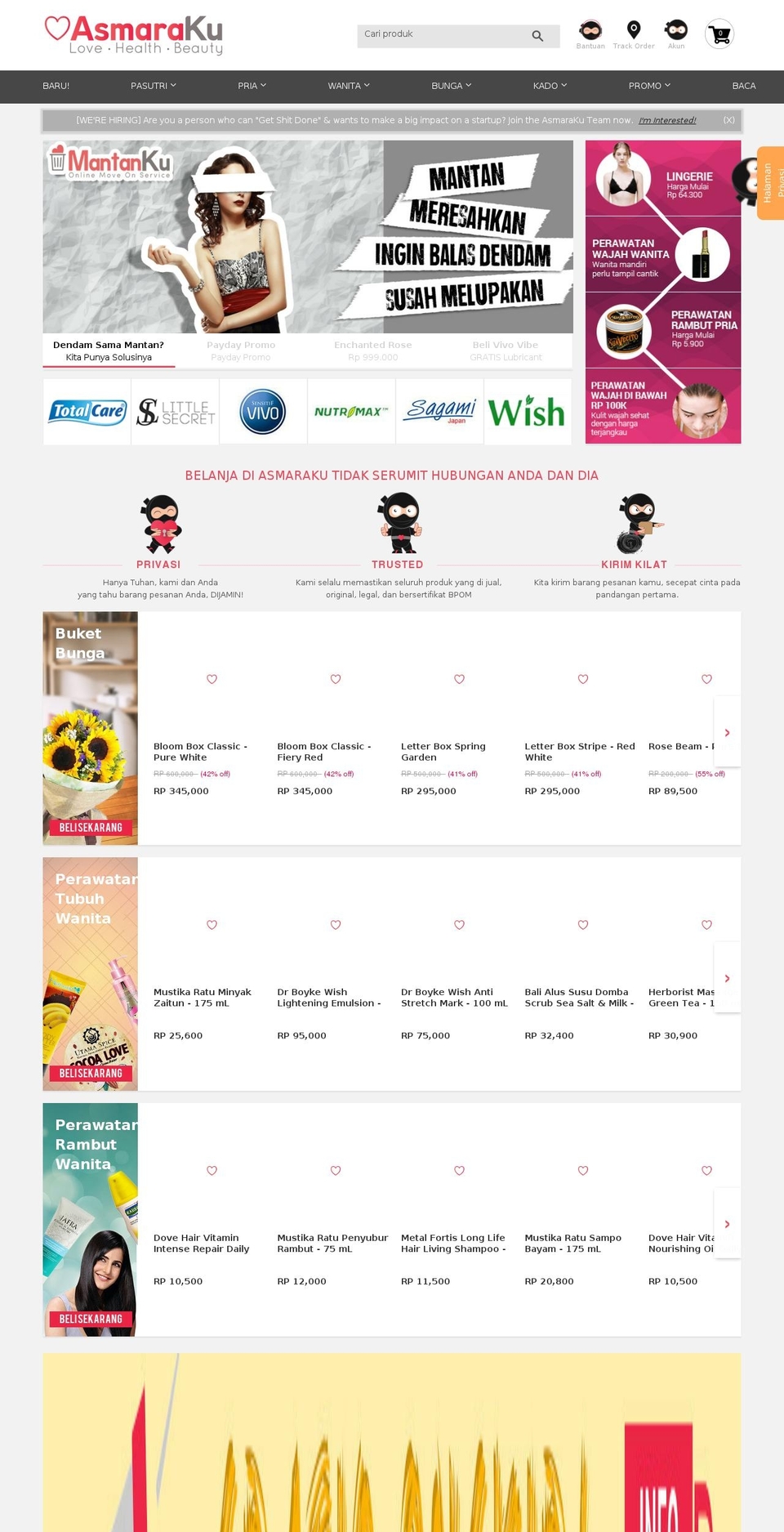 asmaraku.com shopify website screenshot