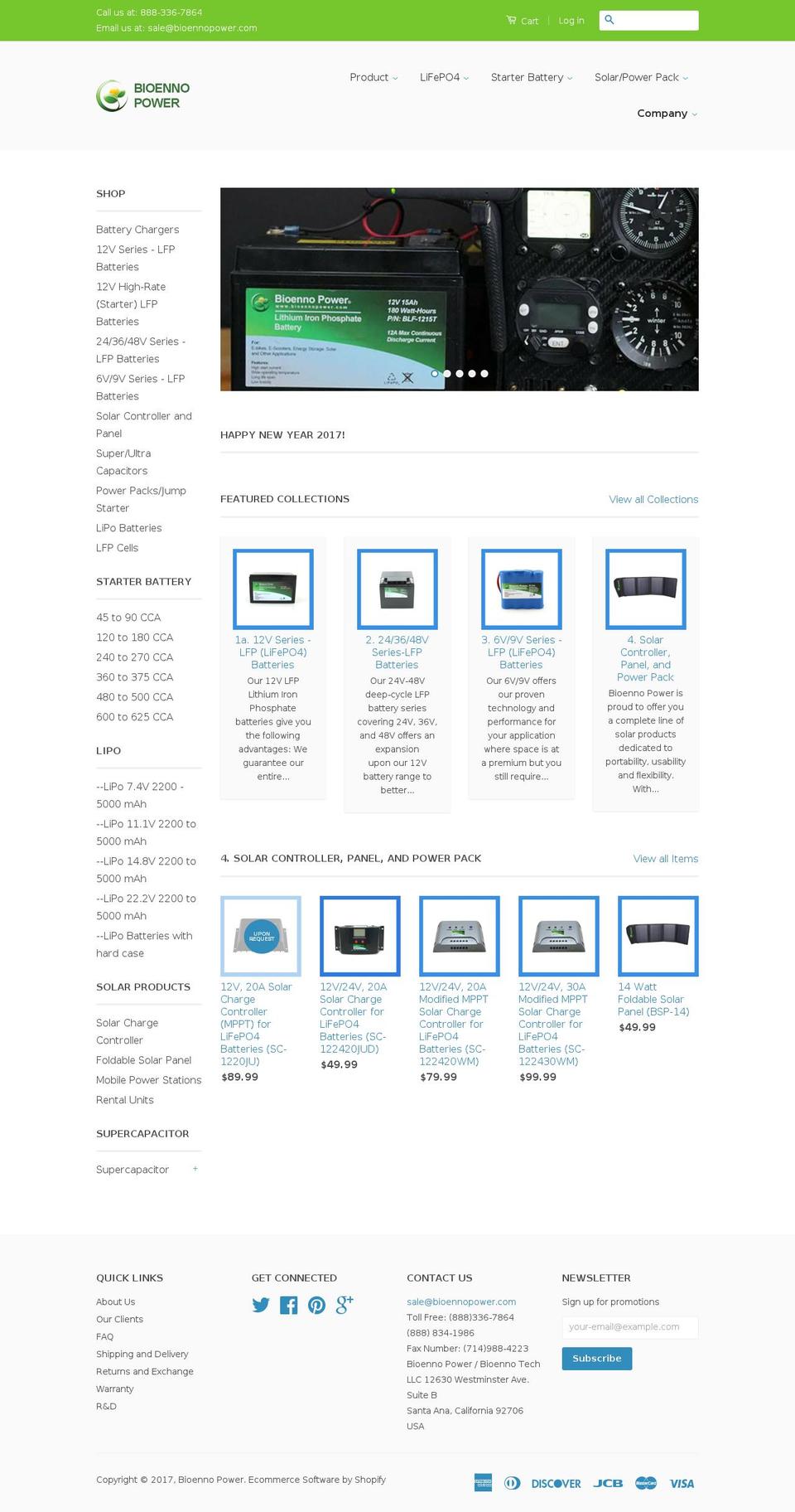 bioennopower.com shopify website screenshot