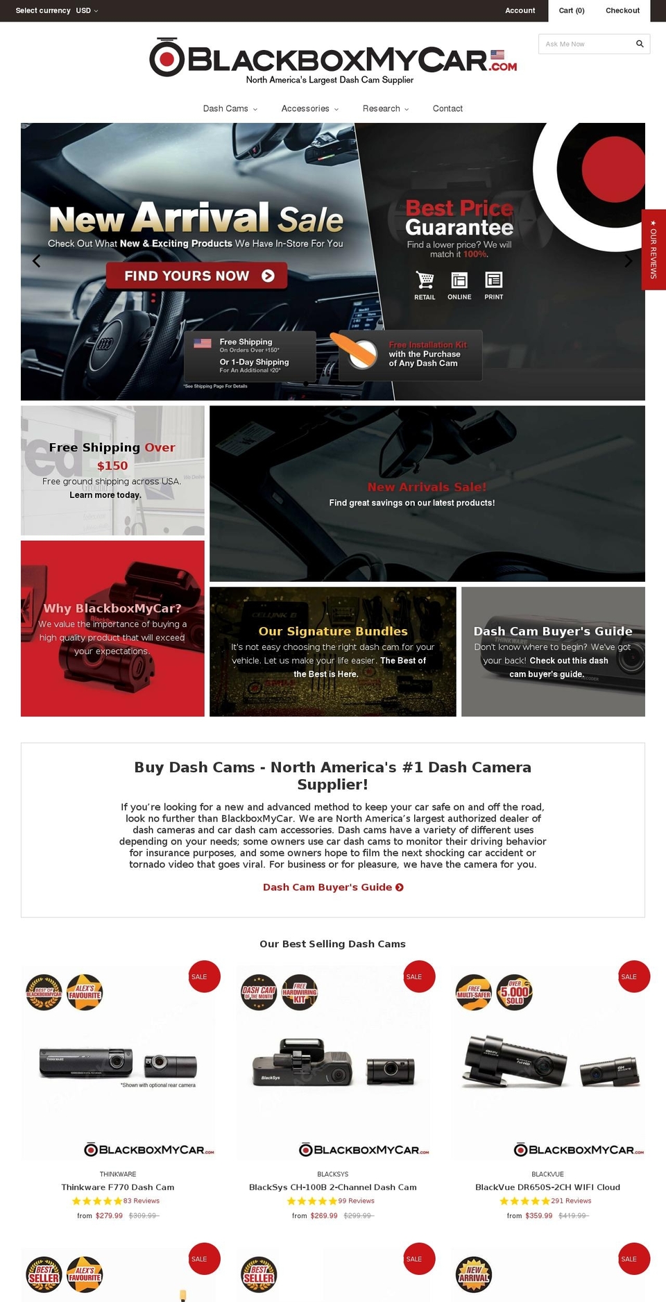 blackboxmycar.com shopify website screenshot