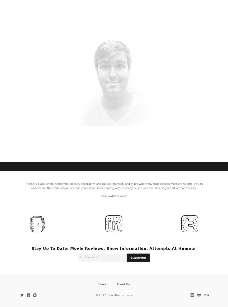 Express Shopify theme site example brianalkerton.com