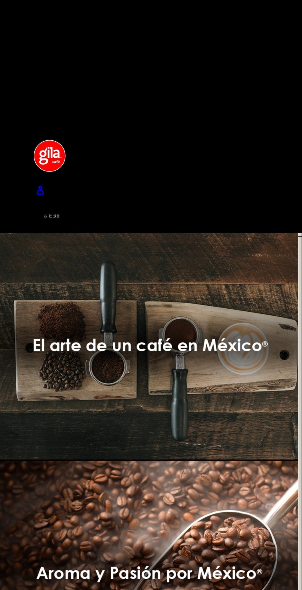 cafegila.com shopify website screenshot