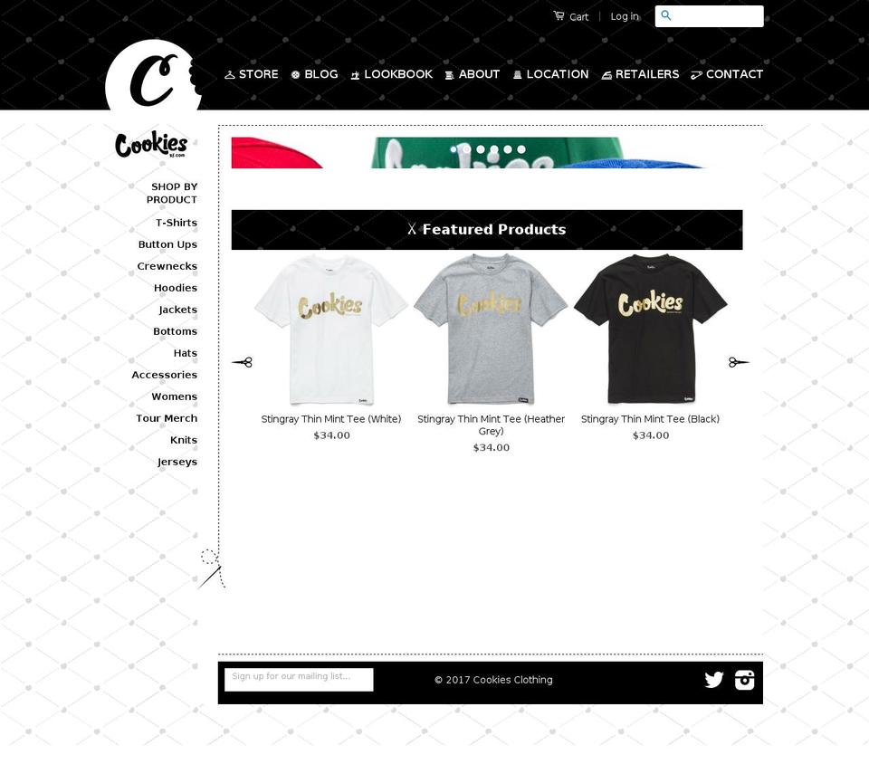 cookiessf.com shopify website screenshot