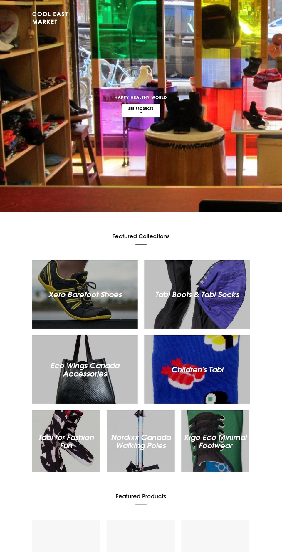 cooleastmarket.com shopify website screenshot