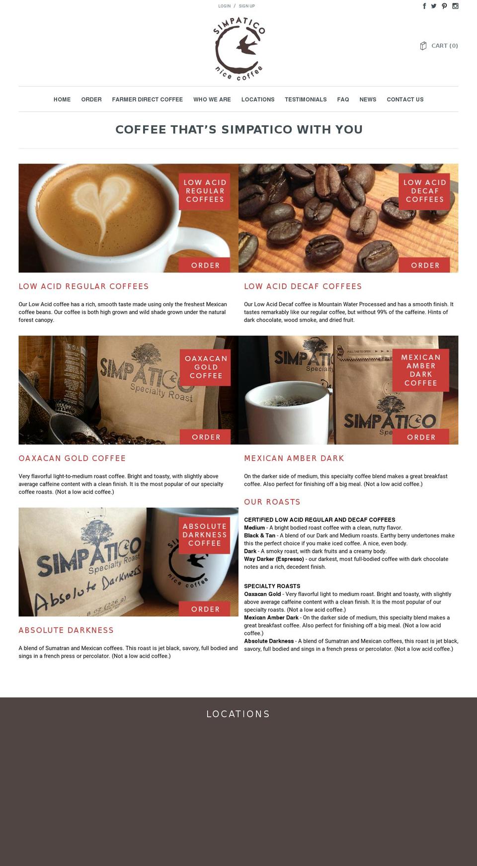 drinknicecoffee.com shopify website screenshot