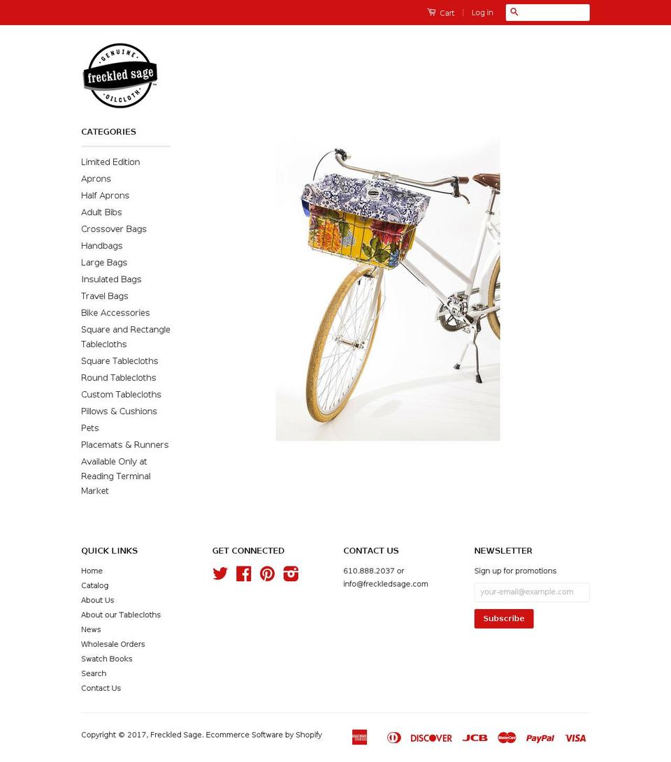 classic Shopify theme site example freckledsage.com