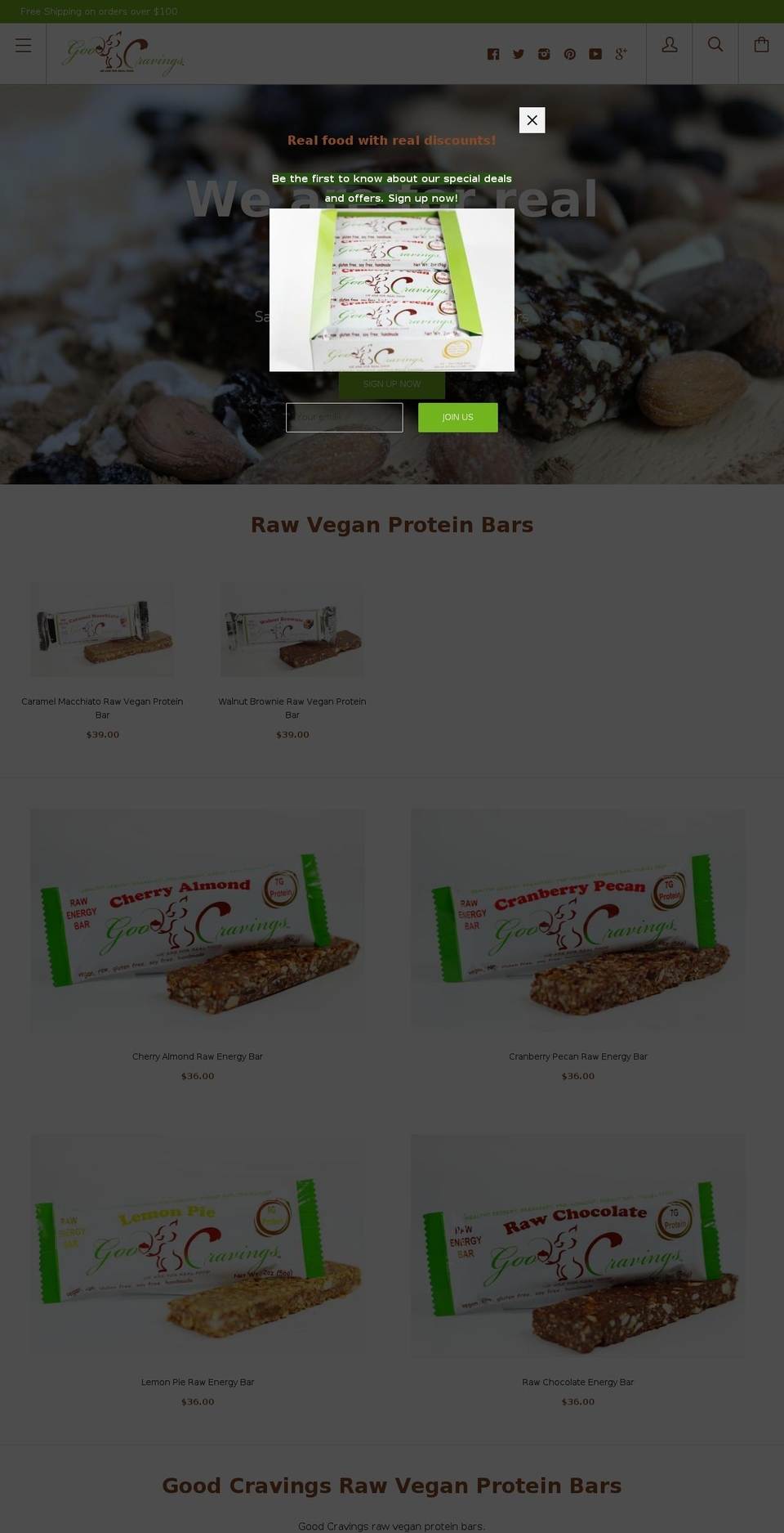 good-cravings.com shopify website screenshot