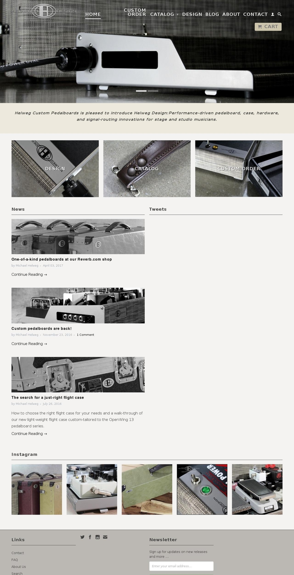 helwegdesign.com shopify website screenshot