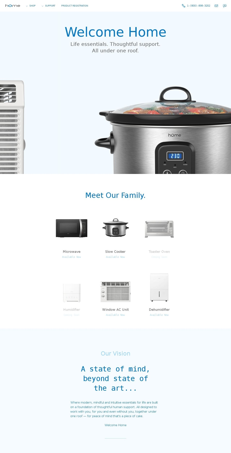 home.family shopify website screenshot