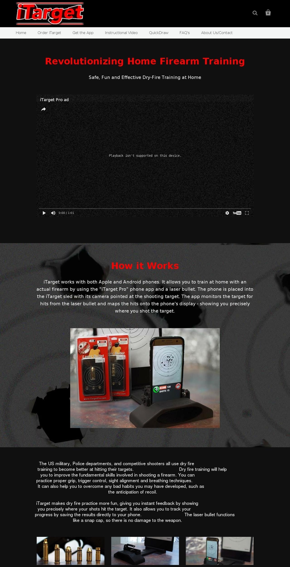 itargetpro.com shopify website screenshot