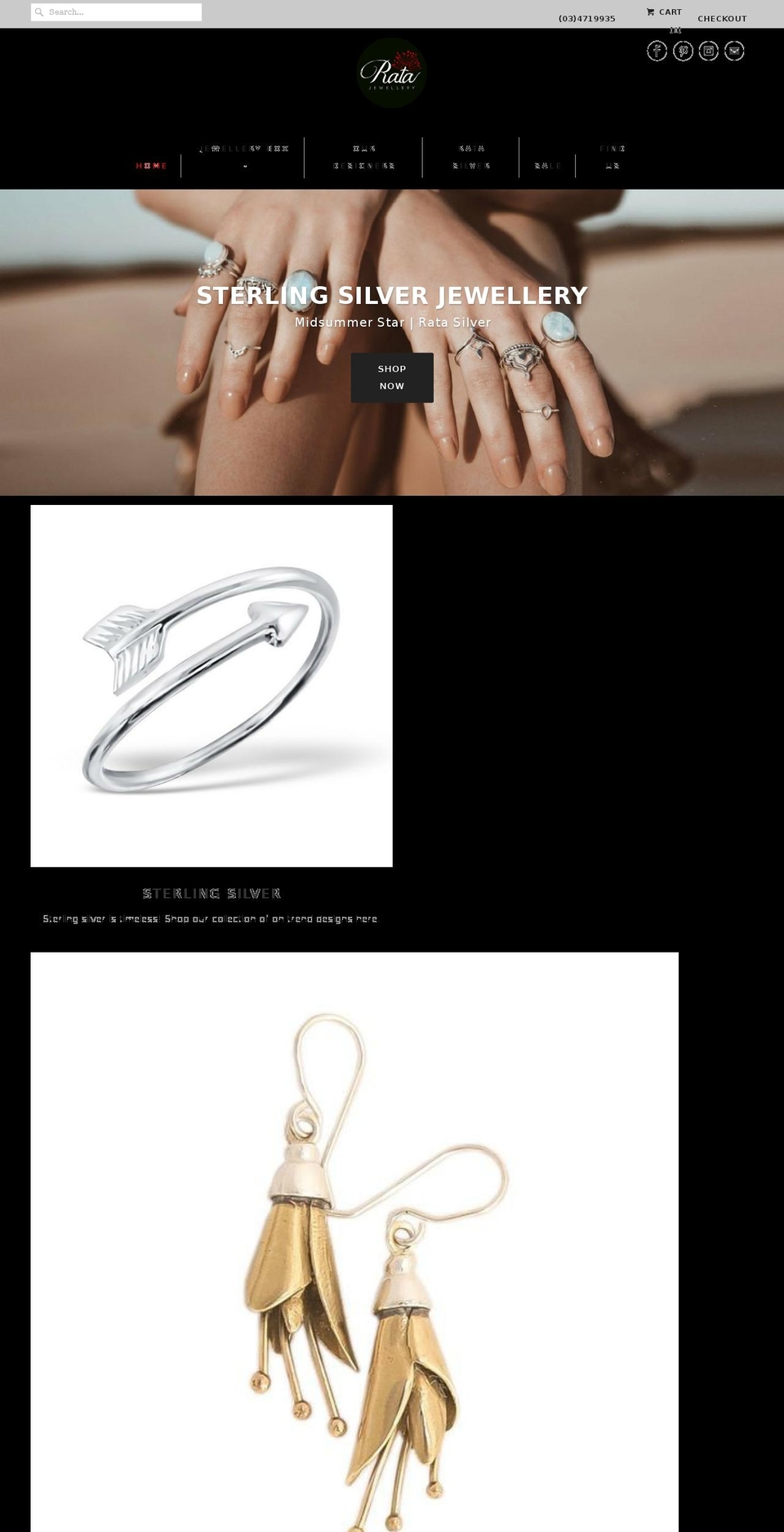 jewellerydunedin.co.nz shopify website screenshot