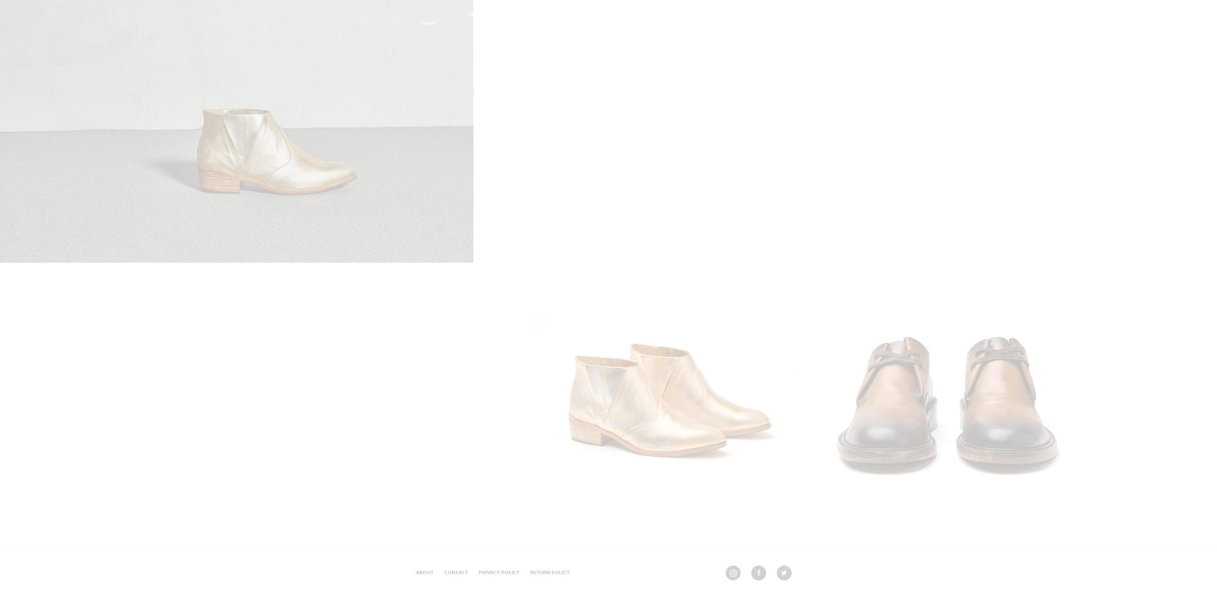 joesgarbshoes.biz shopify website screenshot