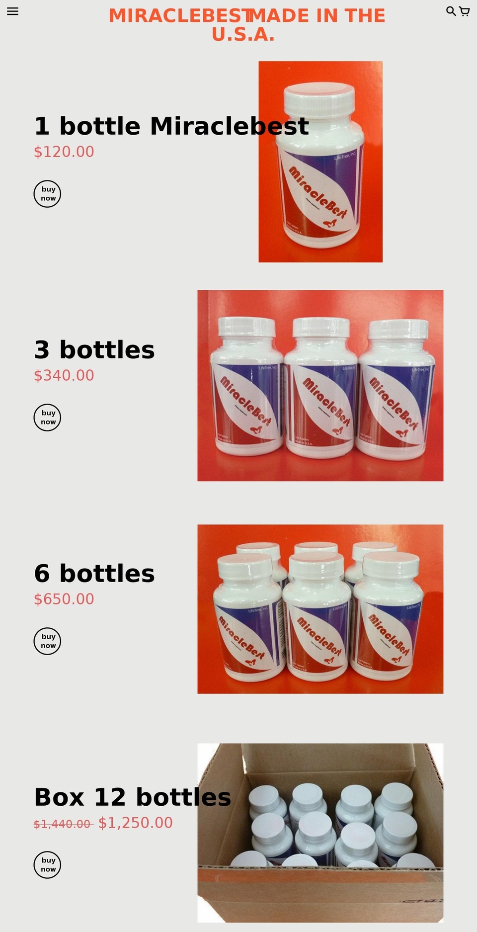 miraclezyme.com shopify website screenshot