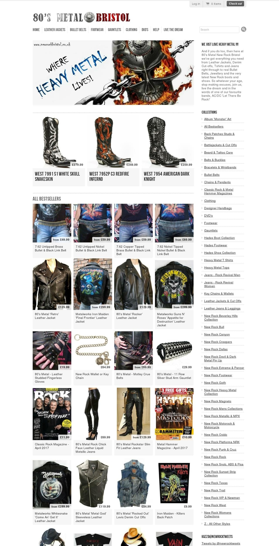 newrockbristol.co.uk shopify website screenshot