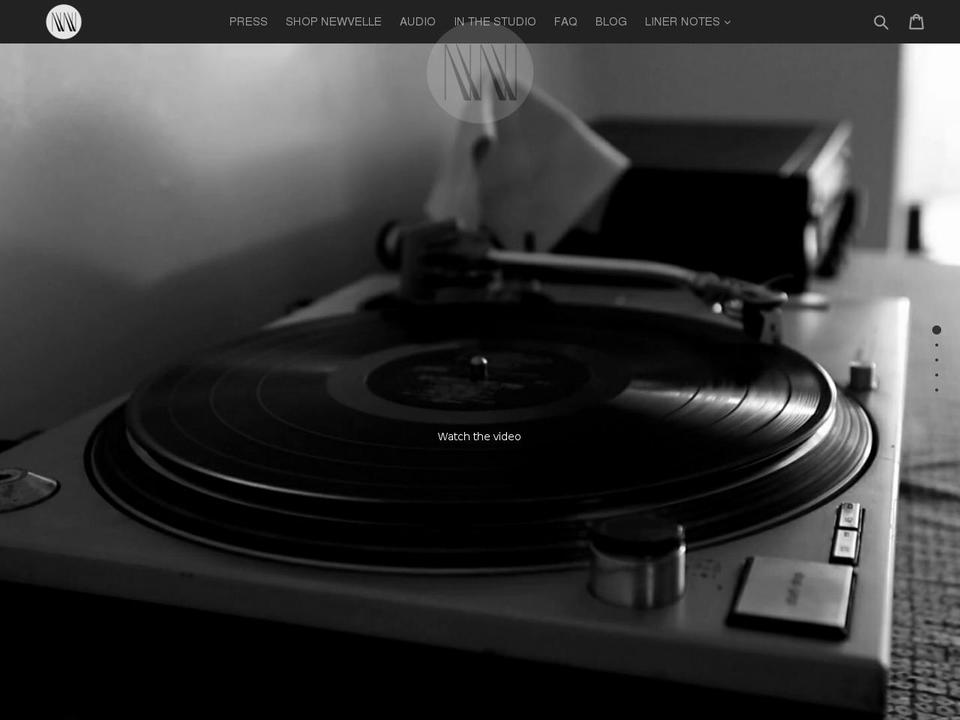 newvelle-records.com shopify website screenshot