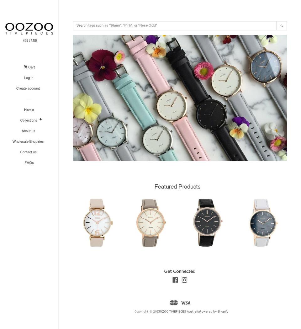 oozoo.com.au shopify website screenshot
