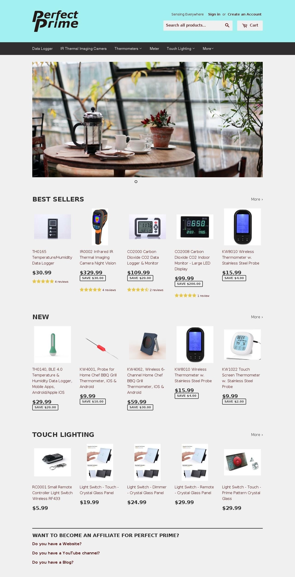 perfect-prime.com shopify website screenshot