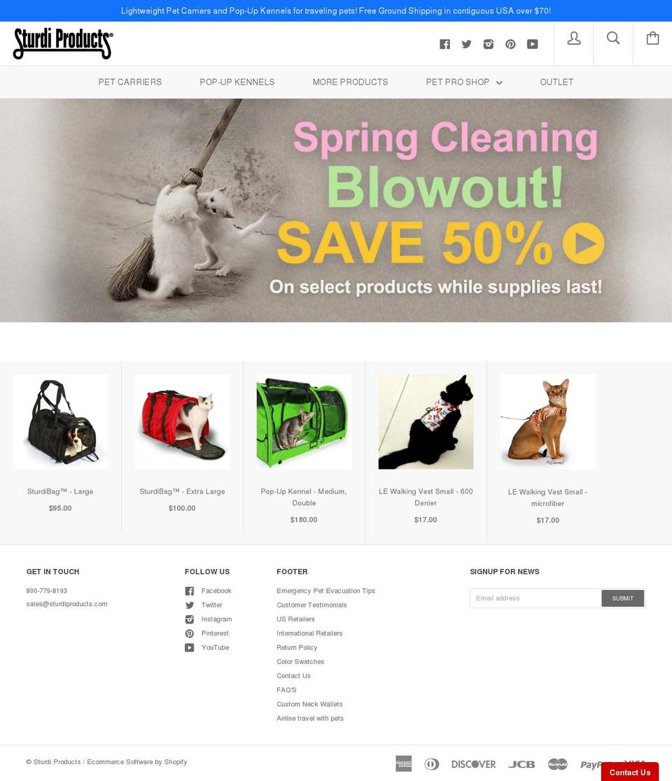 petcarrier.com shopify website screenshot