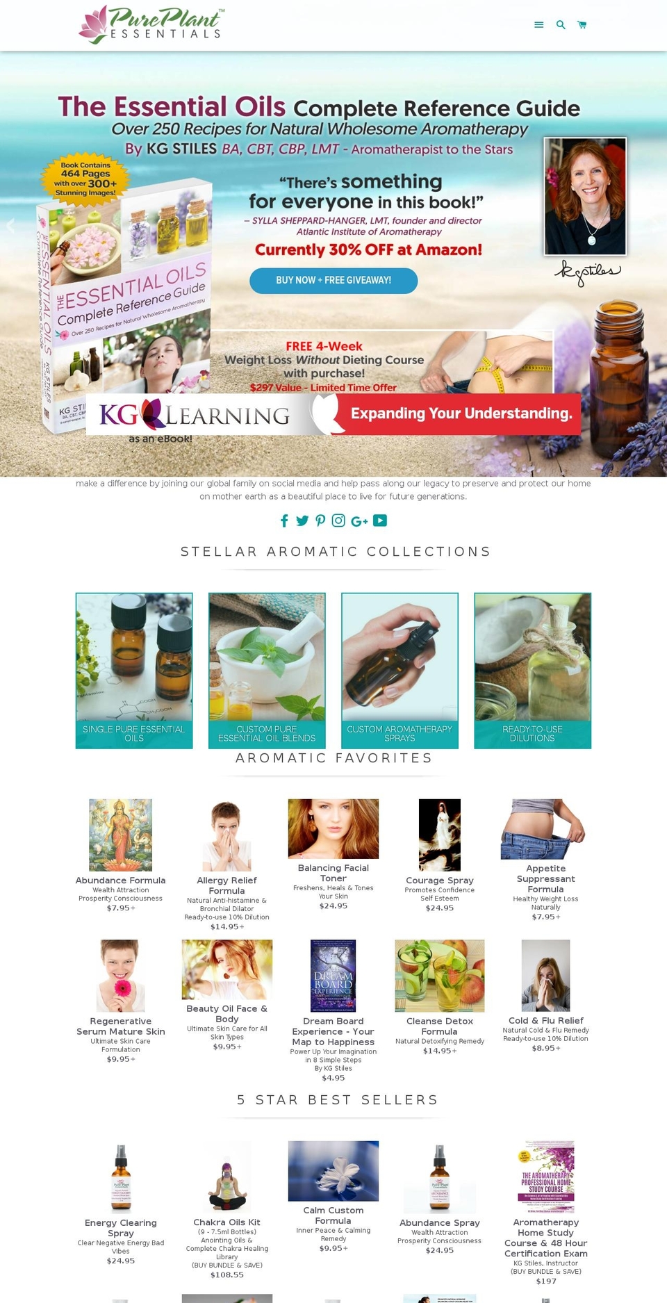 pureplantessentials.com shopify website screenshot