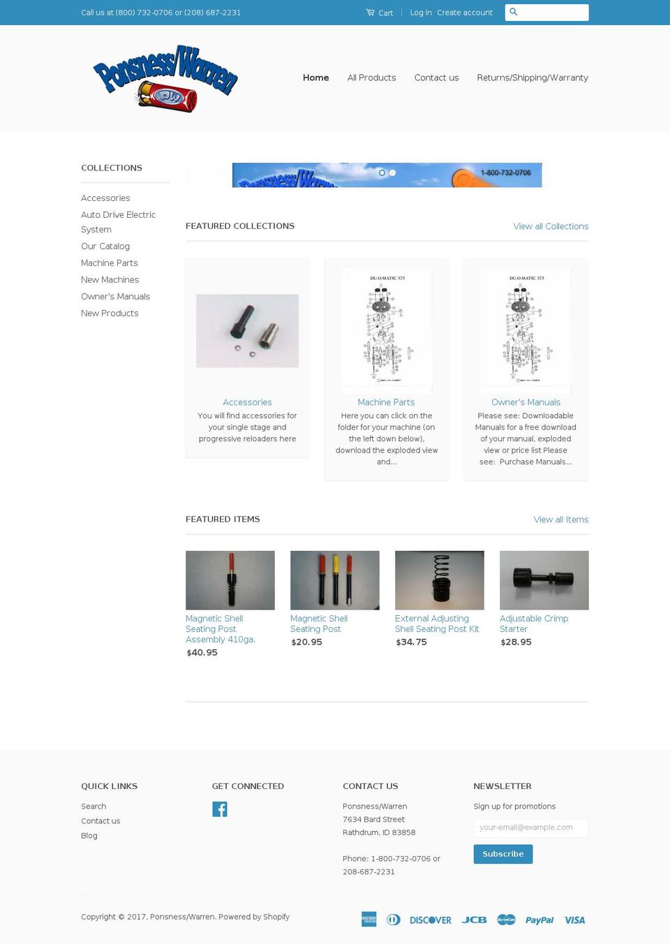 reloaders.com shopify website screenshot