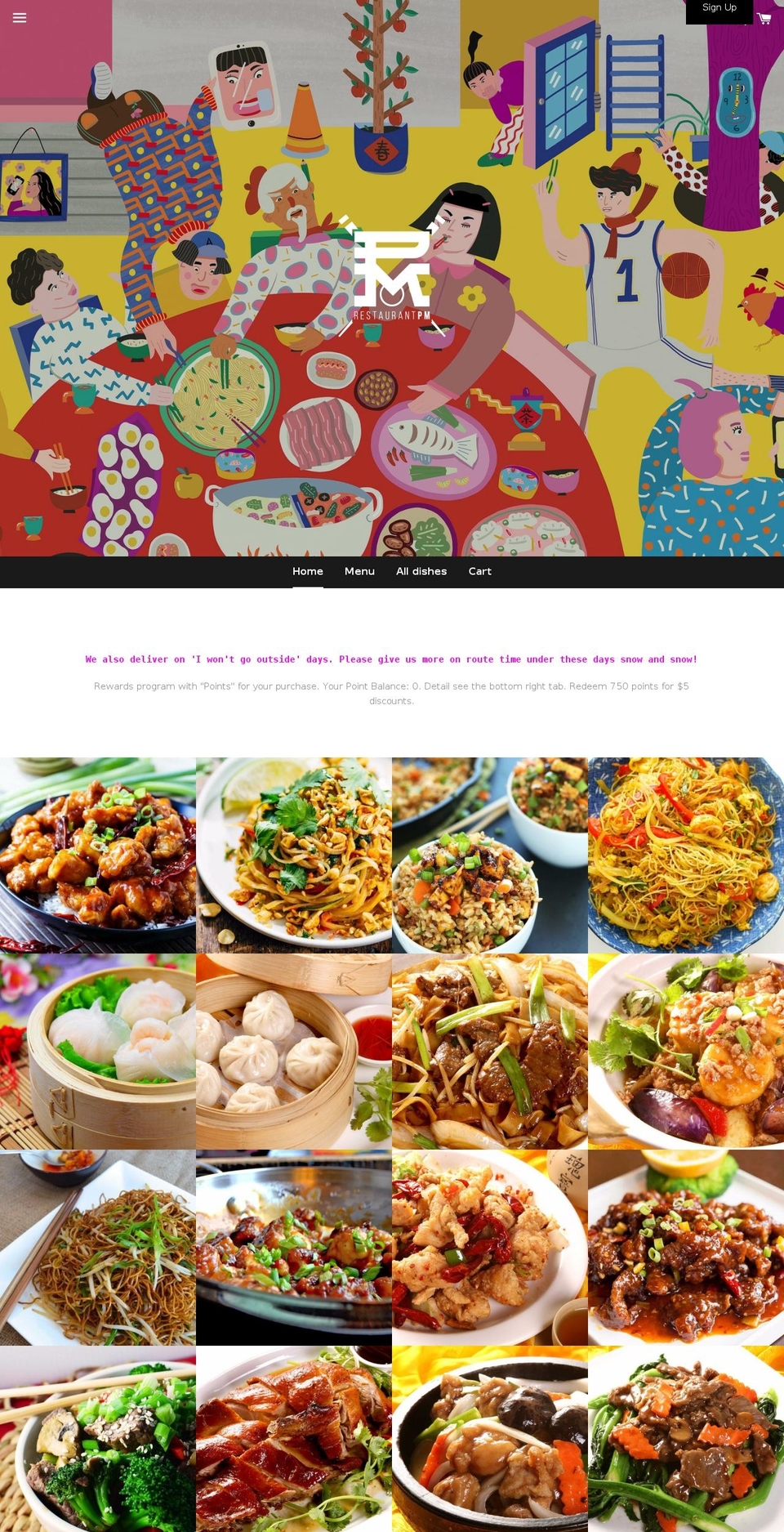 restaurantpm.com shopify website screenshot