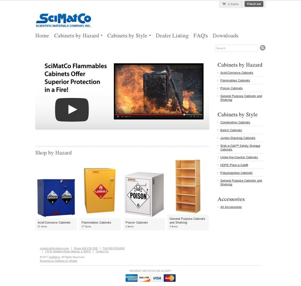 scimatco.com shopify website screenshot