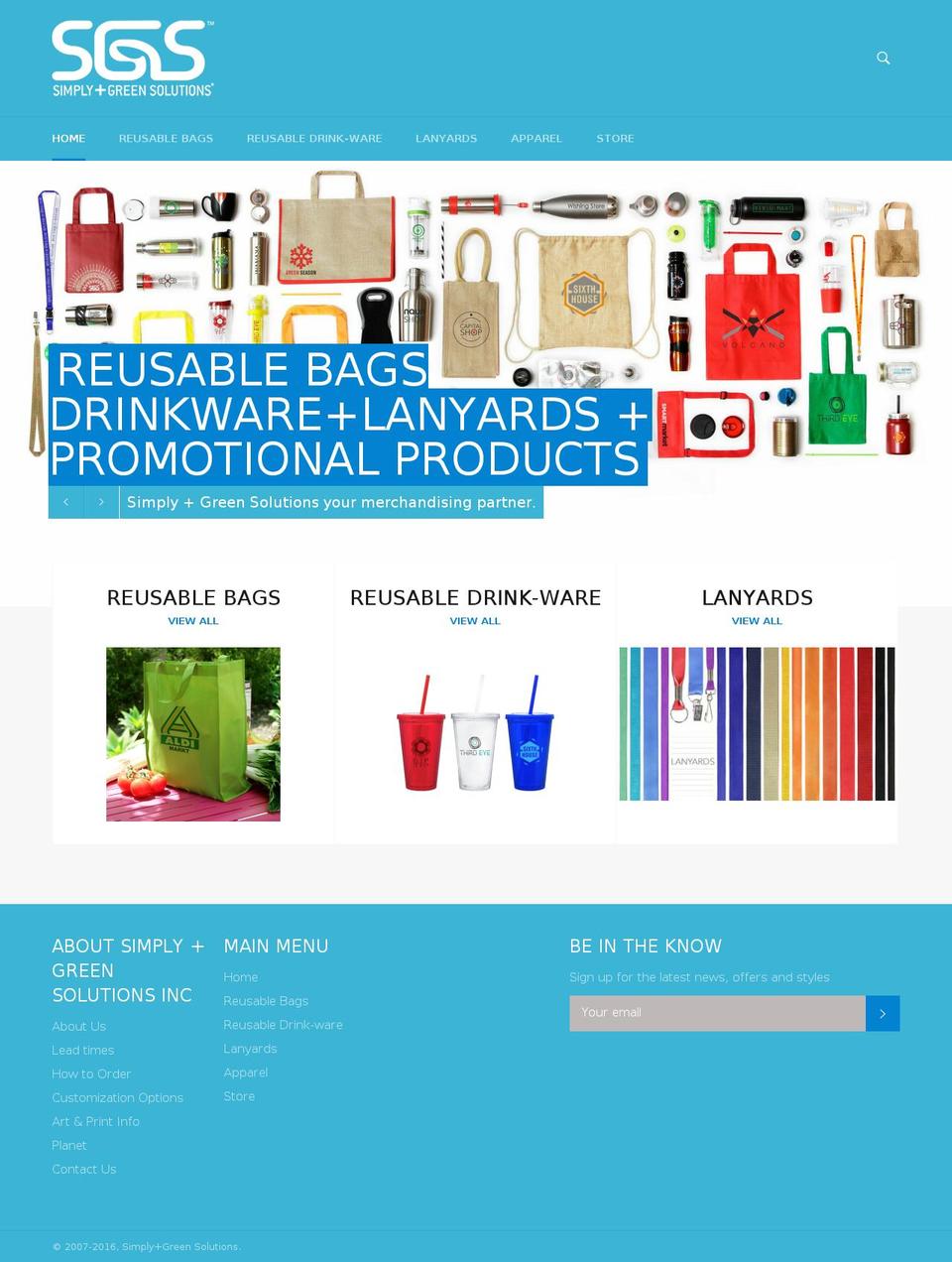 simplygreensolutions.com shopify website screenshot