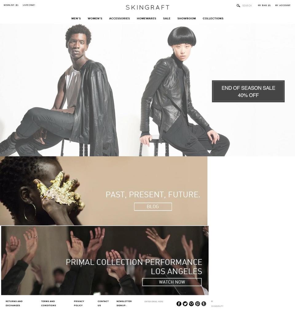 skingraftdesigns.com shopify website screenshot
