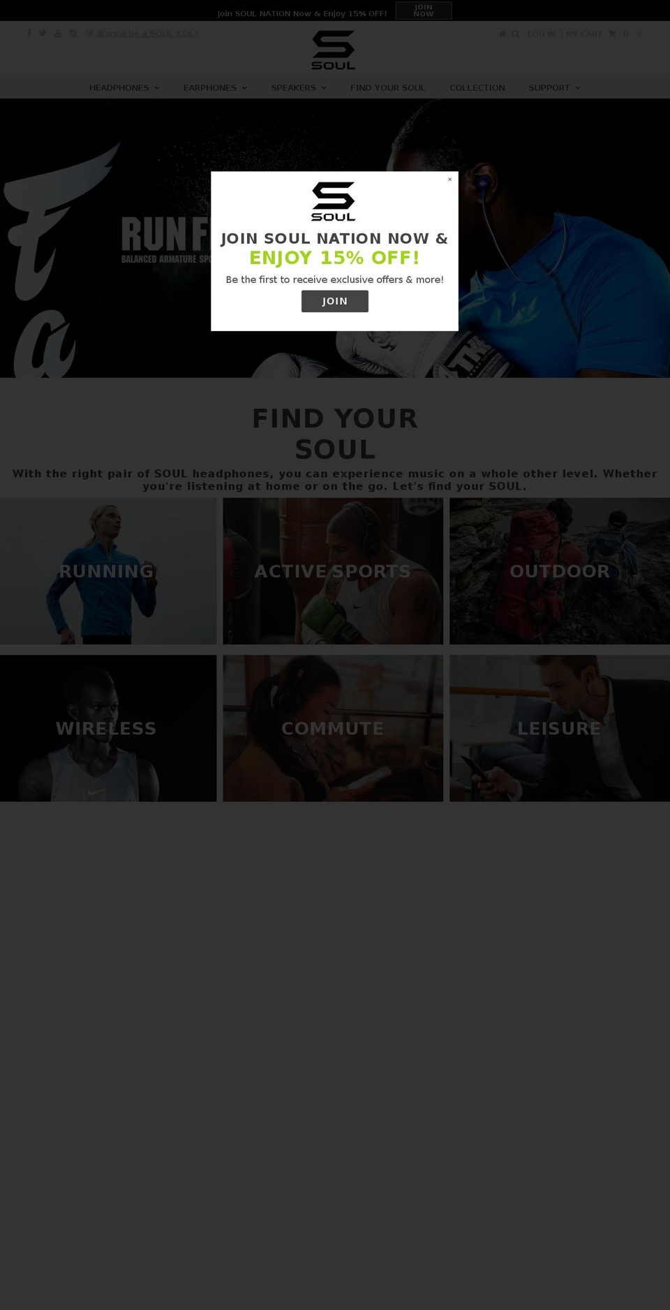 soulelectronics.com shopify website screenshot