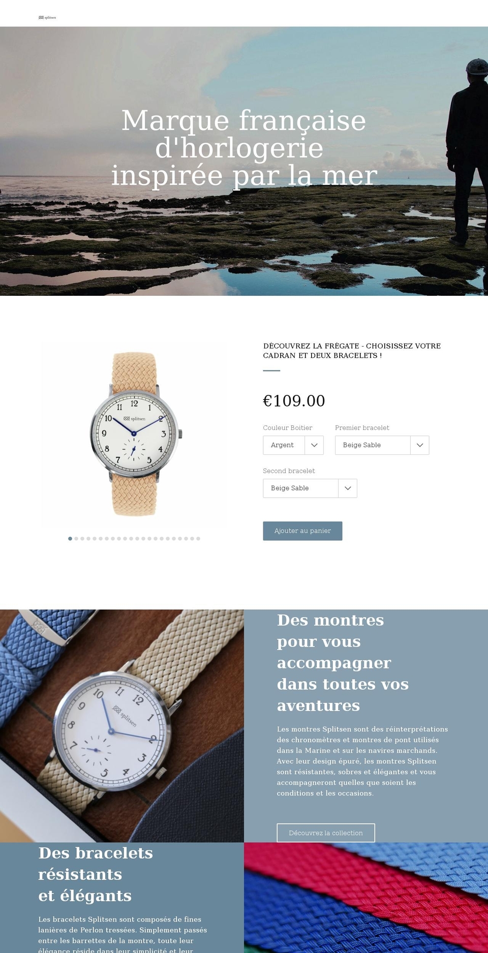 Jumpstart Shopify theme site example splitsen.fr