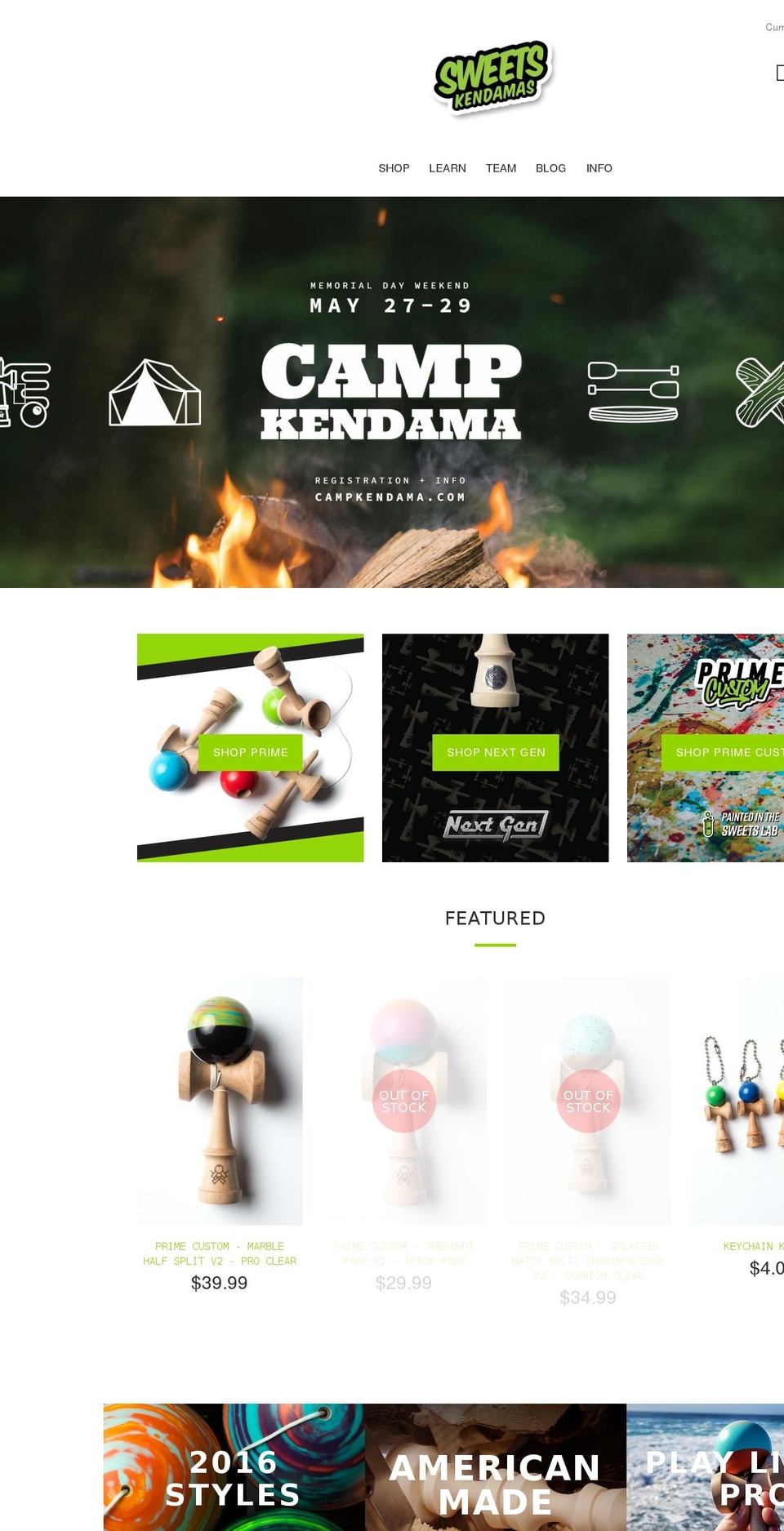 sweetskendamas.com shopify website screenshot