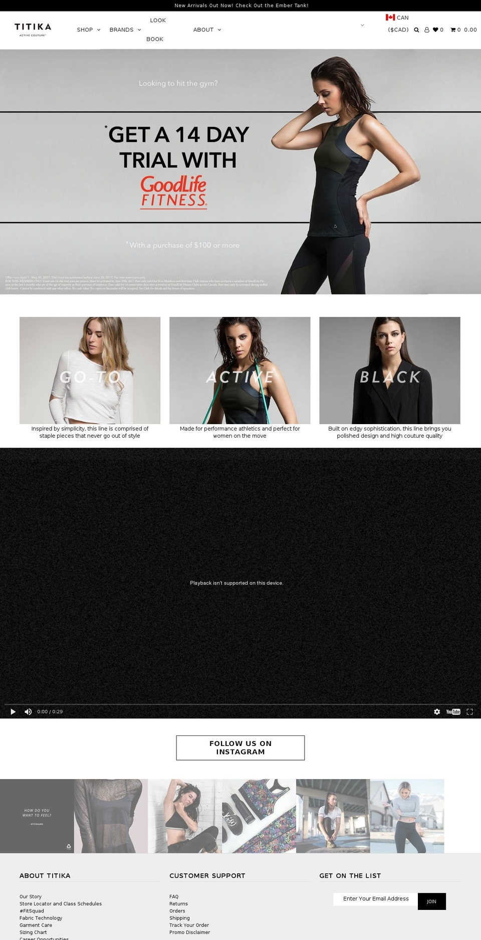 titika.ca shopify website screenshot