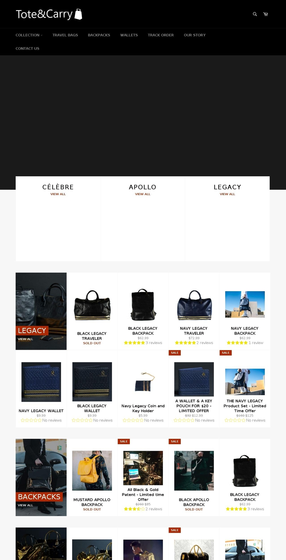 totencarry.com shopify website screenshot