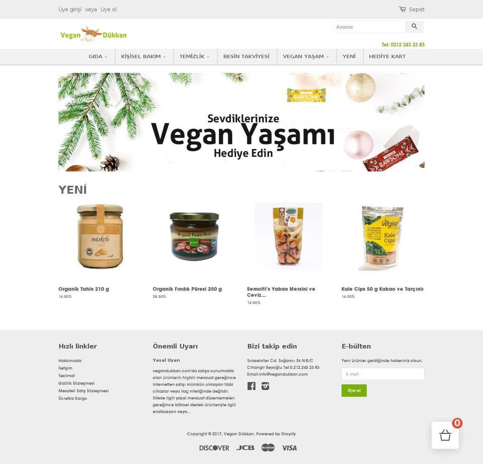 vegandukkan.com shopify website screenshot