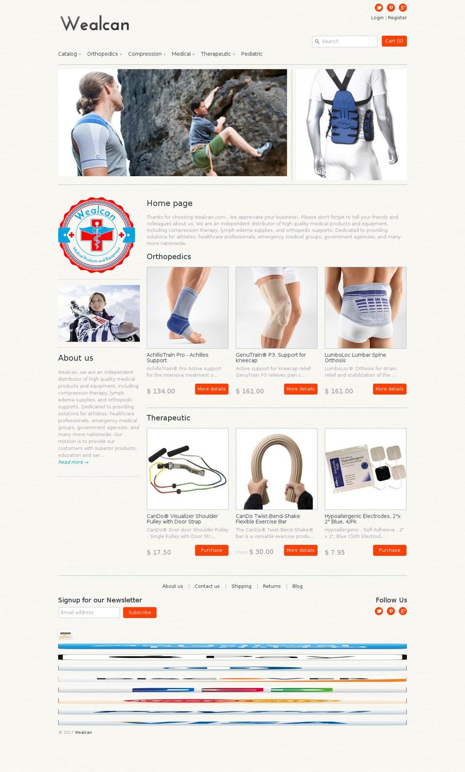 wealcan.com shopify website screenshot