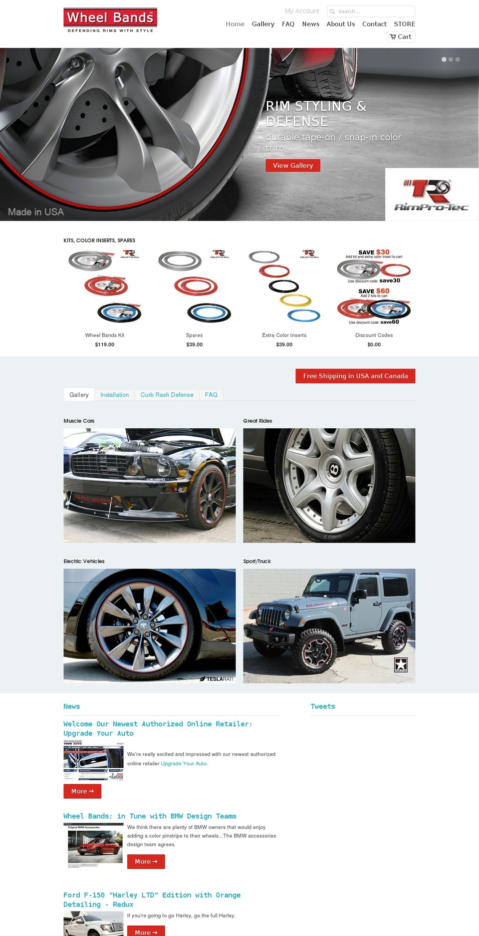 wheelbands.com shopify website screenshot