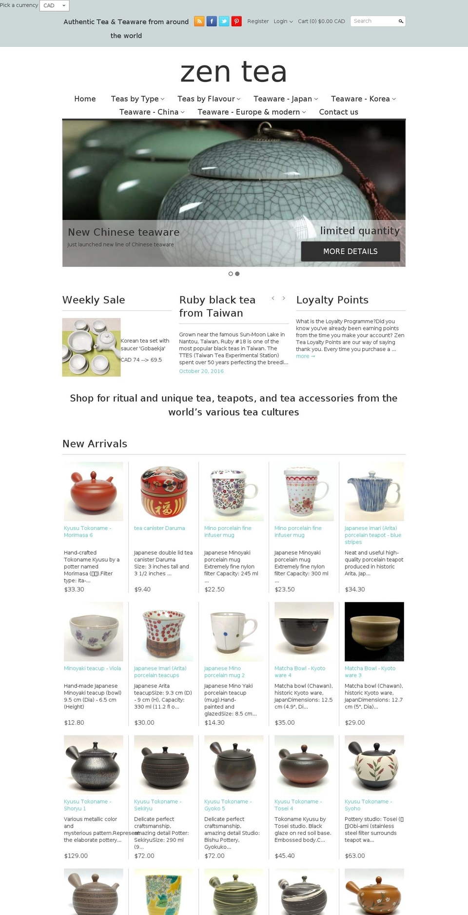 zentealife.com shopify website screenshot